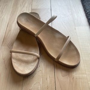 Madewell leather sandals woman’s size 11. Worn twice